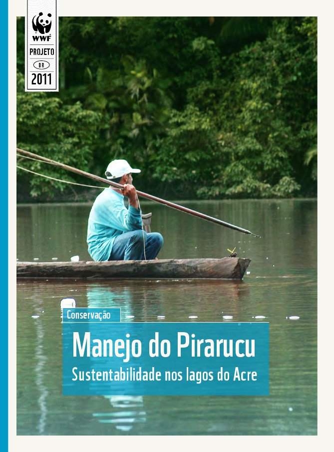 Capa da publicação Manejo do Pirarucu: Sustentabilidade nos Lagos do Acre