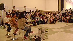 A plenária da Arena do Centro de Convenções esteve lotada durante o lançamento da publicação