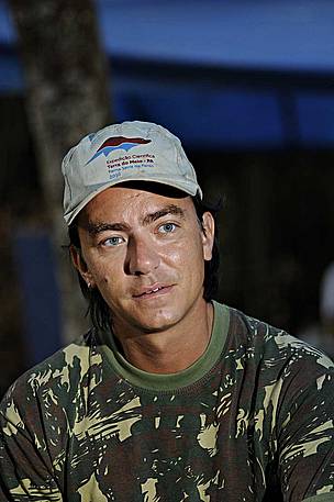 Luiz Coltro, analista de conservação do WWF-Brasil em expedição ao Parque Nacional da Serra do Pardo.