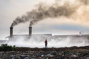 Air pollution with black smoke from chimneys and industrial waste.
Copyright Credit: © Shutterstock / 24Novembers / WWF