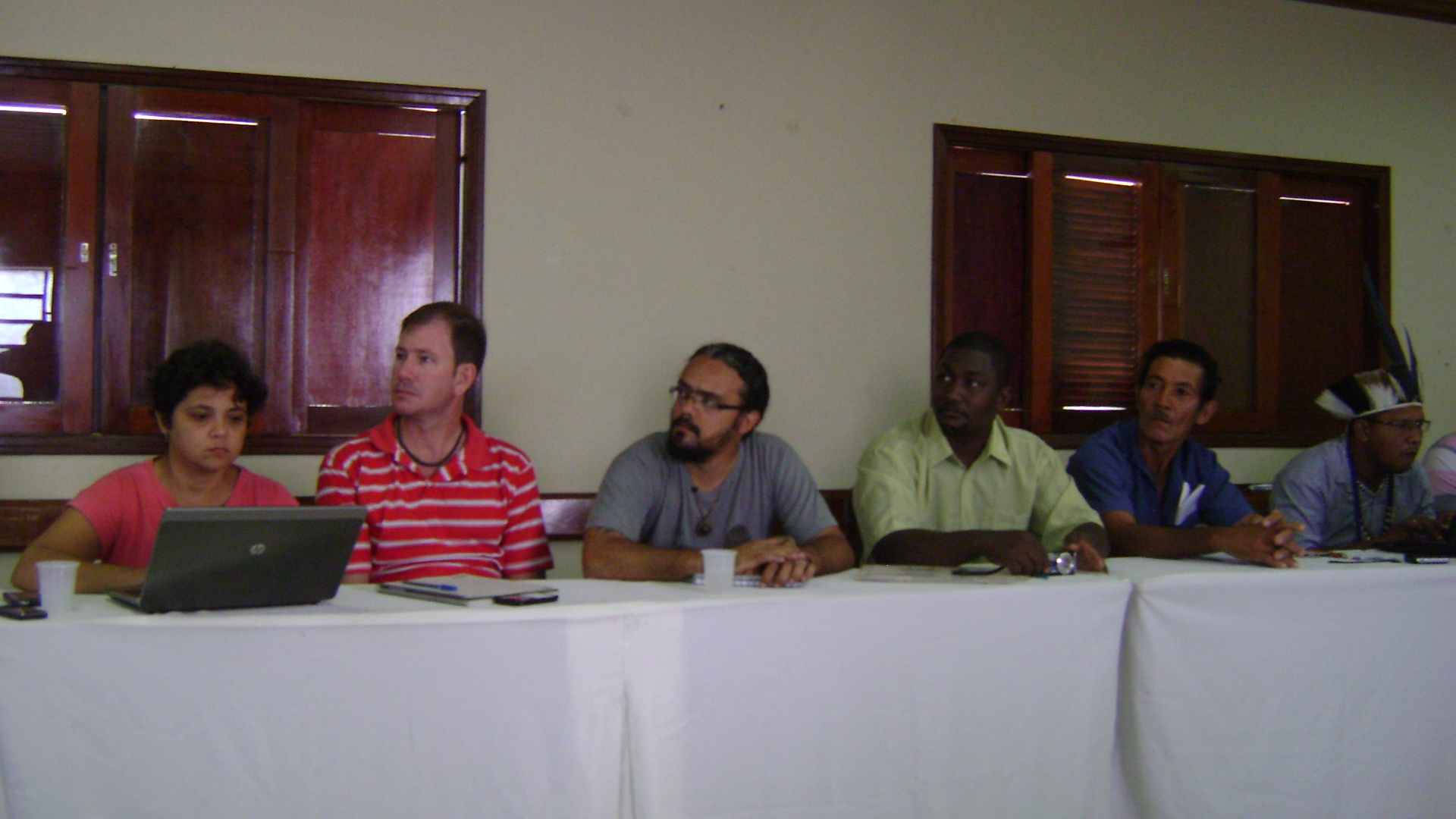 Durante as reuniões do Conselho Consultivo do Mosaico da Amazônia Meridional, os conselheiros discutem problemas e oportunidades para promover a conservação da biodiversidade local
