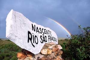 Nascente do rio São Francisco