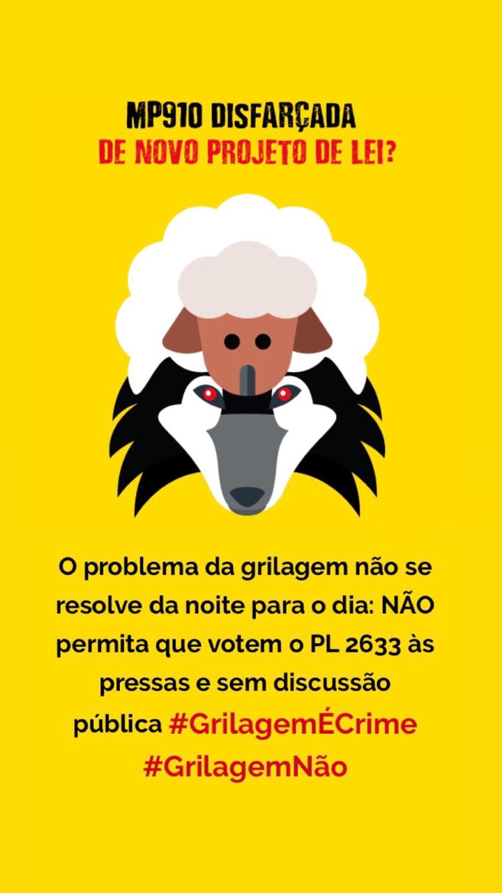 A discussão apressada em torno do #PL2633 é uma das maiores críticas feitas a ele