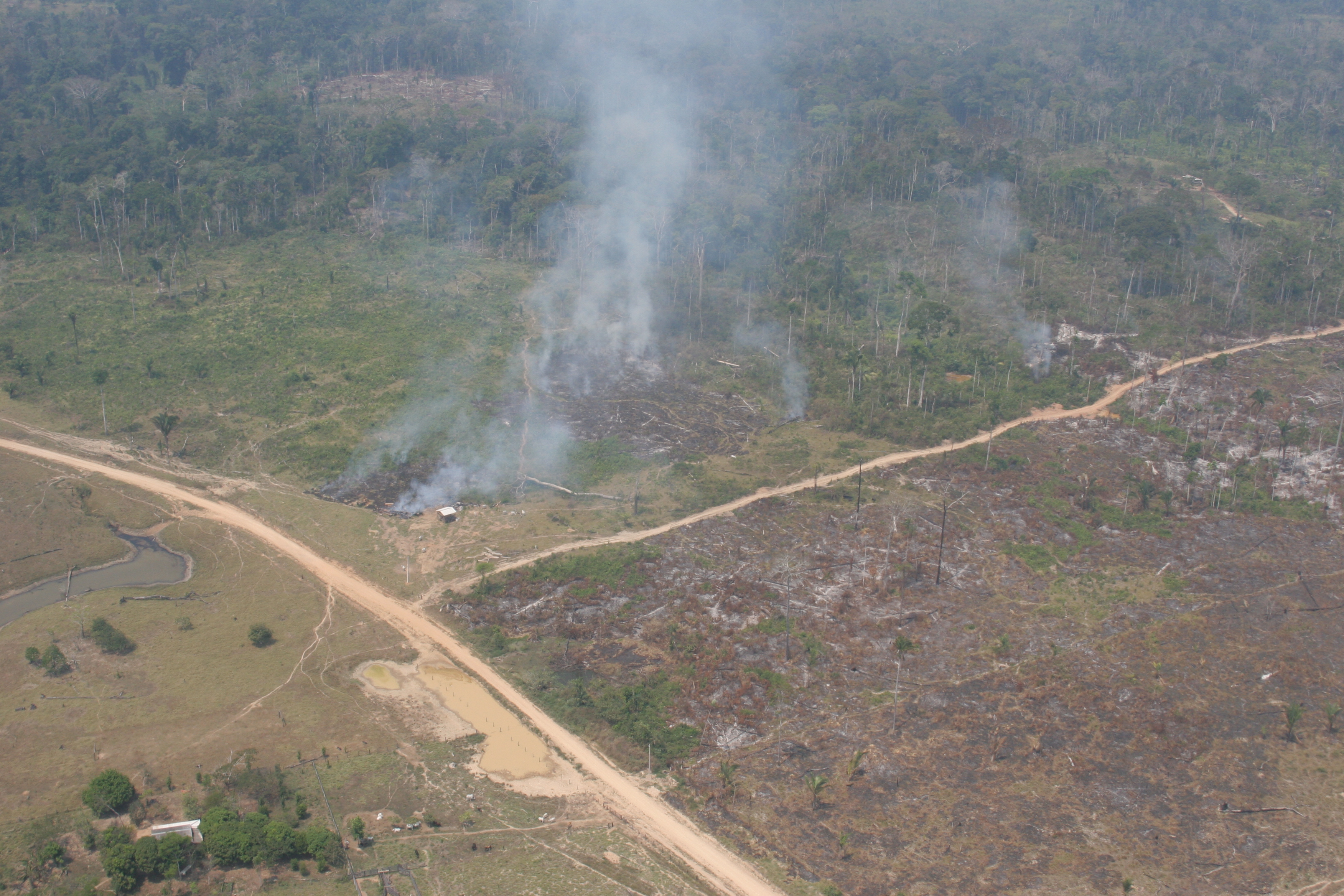 Desmatamento próximo a Rio Branco (AC)