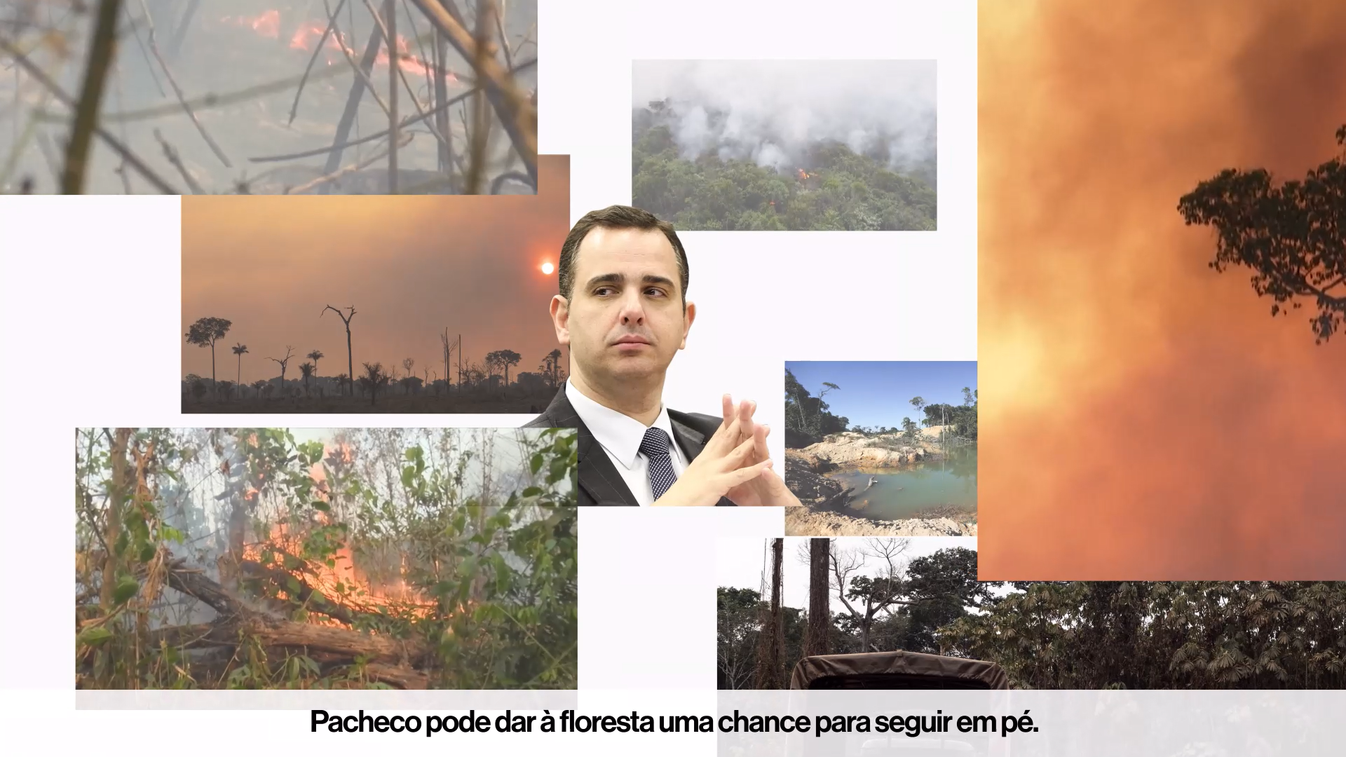 Rodrigo Pacheco, presidente do Senado Federal, é quem pode parar os ataques à floresta amazônica atualmente