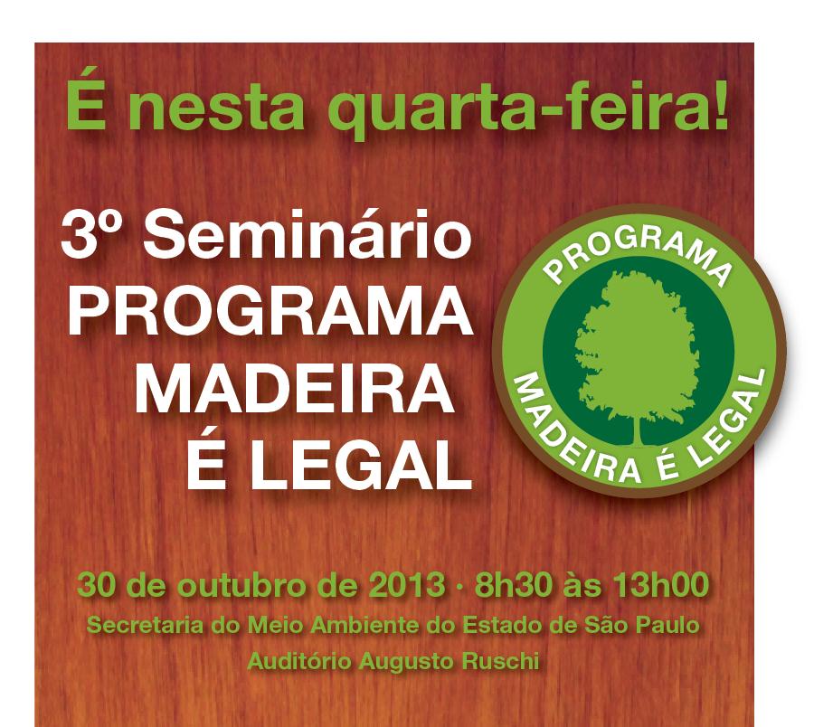 Banner do 3º seminário sobre o programa 