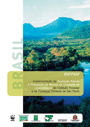 Capa RAPPAM -- Implementação da Avaliação Rápida e Priorização do Manejo de Unidades de Conservação ... 
© WWF-Brasil