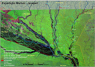 Roteiro da Expedição Mariuá Jauaperi 
© WWF-Brasil/ LEP