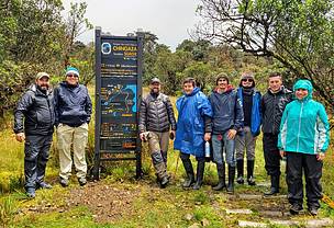 O intercâmbio na Colômbia contou com uma visita ao Parque Natural Nacional Chingaza, que fornece água para Bogotá, a capital daquele país