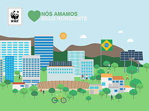 Belo Horizonte é eleita a Capital Nacional da Hora do Planeta