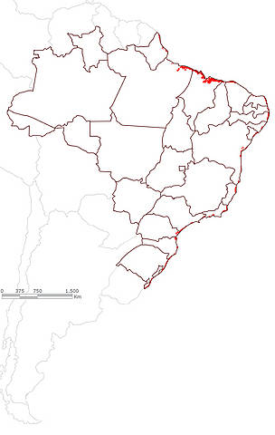 Mapa do bioma de Zona Costeira 
© WWF-Brasil